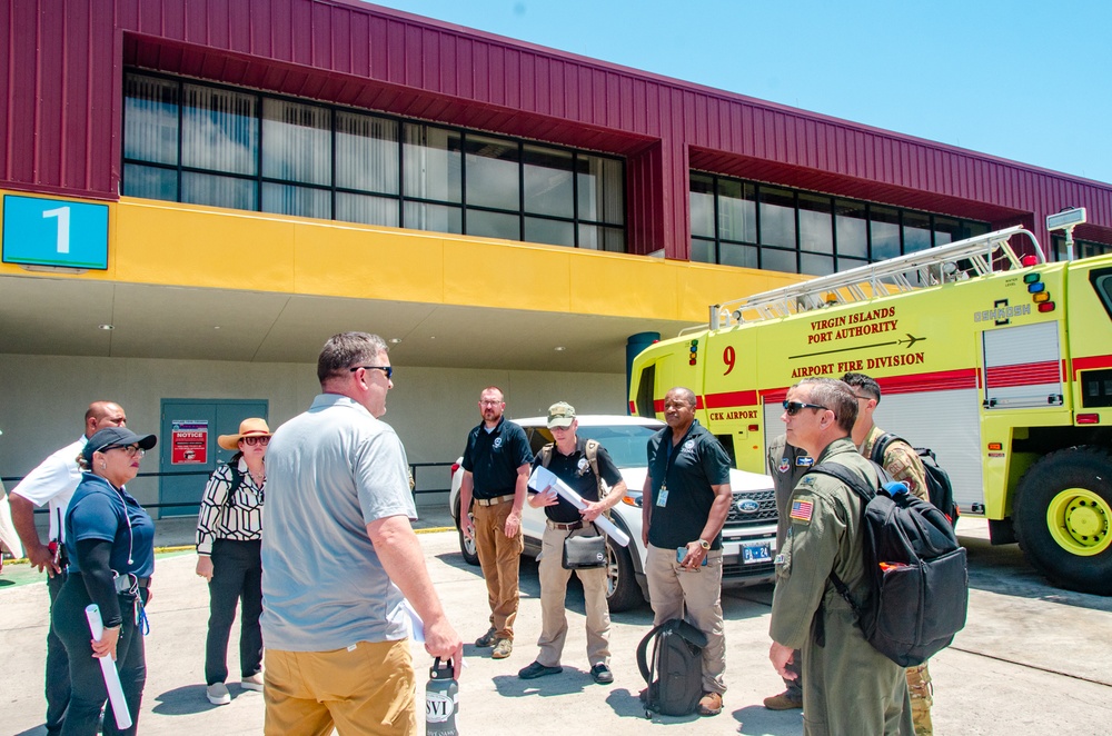 Federal, Territorial Partners Assess King Airport on St. Thomas