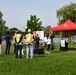 The U.S. Army Corps of Engineers, Rep. Frank Mrvan (IN-01), and the City of Hammond mark the start of the Calumet Region Dowling Stormwater Improvements Project