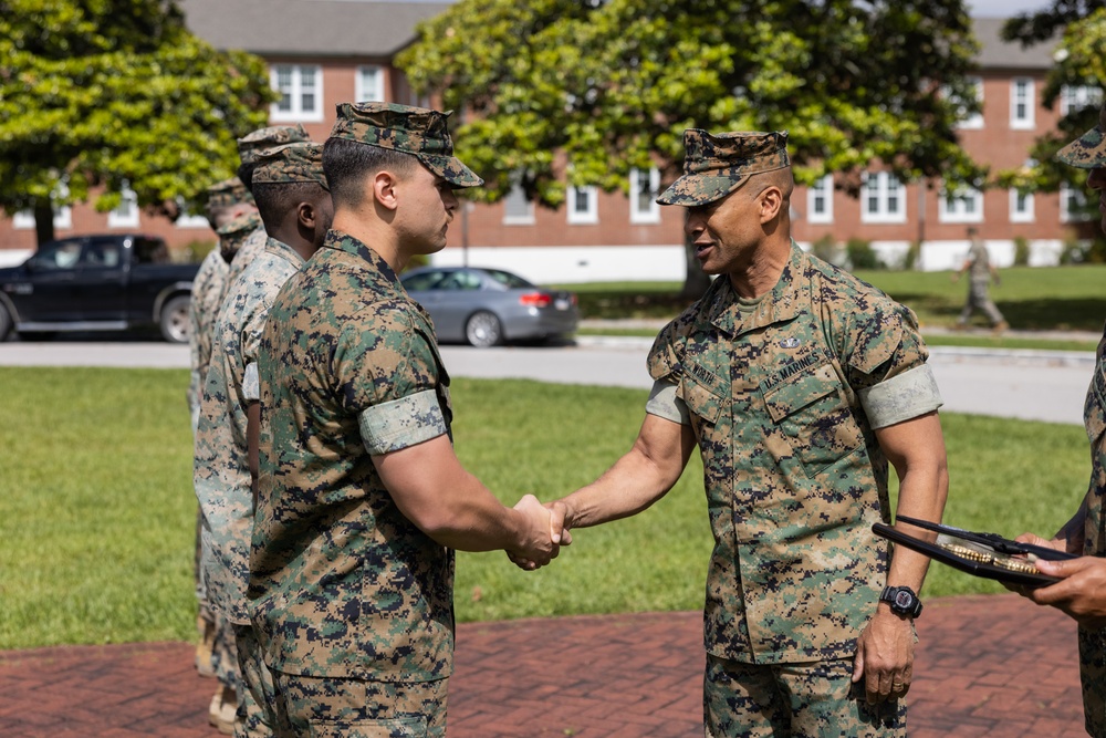 Marine and Sailor of the Quarter Awards