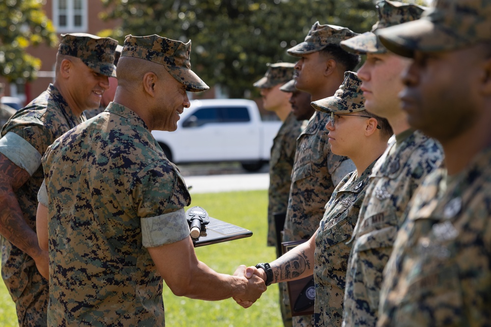 Marine and Sailor of the Quarter Awards