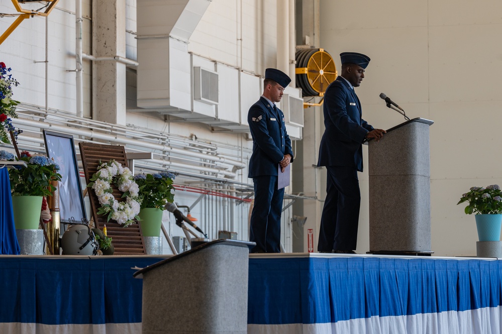 Senior Airman Roger Fortson's memorial service