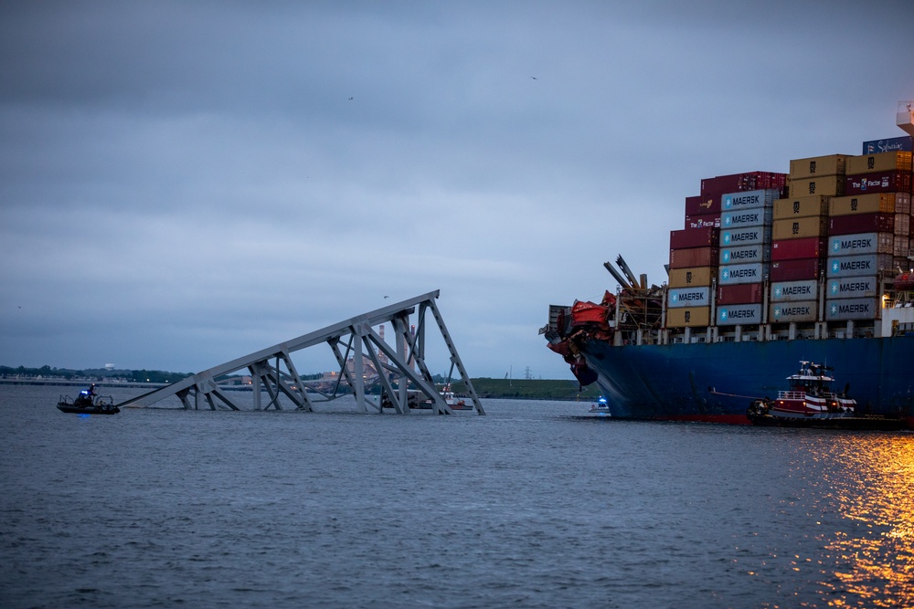 M/V DALI Refloat and Transit