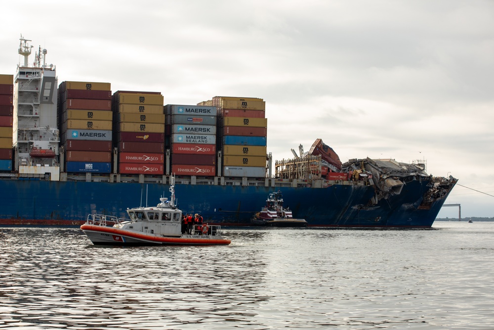 M/V DALI Refloat and Transit