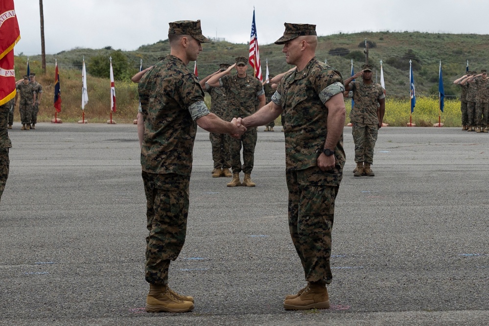 1st Intelligence Battalion change of command ceremony