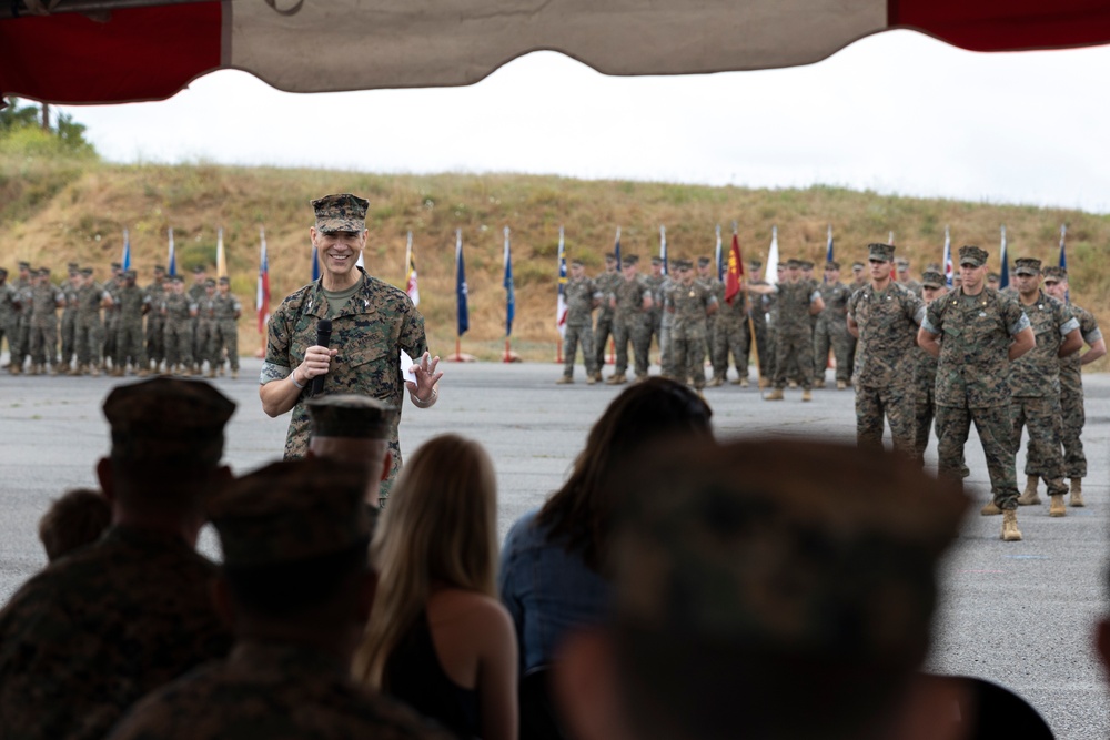 1st Intelligence Battalion change of command ceremony