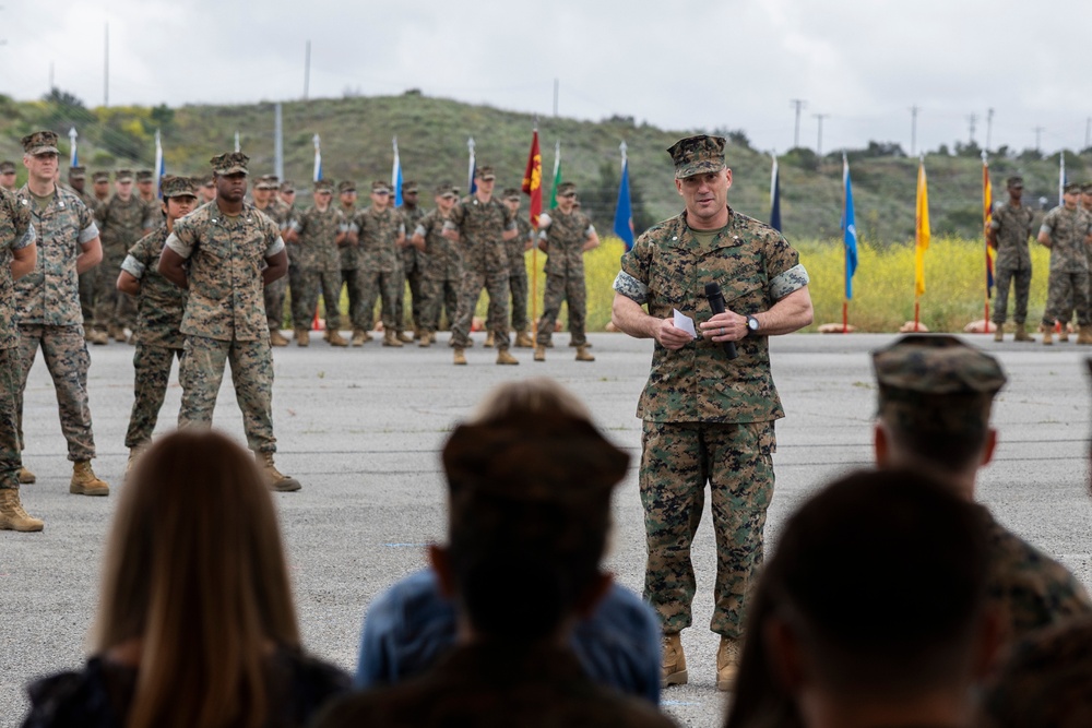 1st Intelligence Battalion change of command ceremony