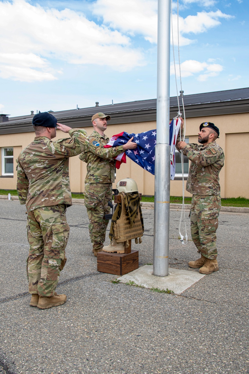 Security Forces Defenders at Clear Space Force Station recognize National Police Week