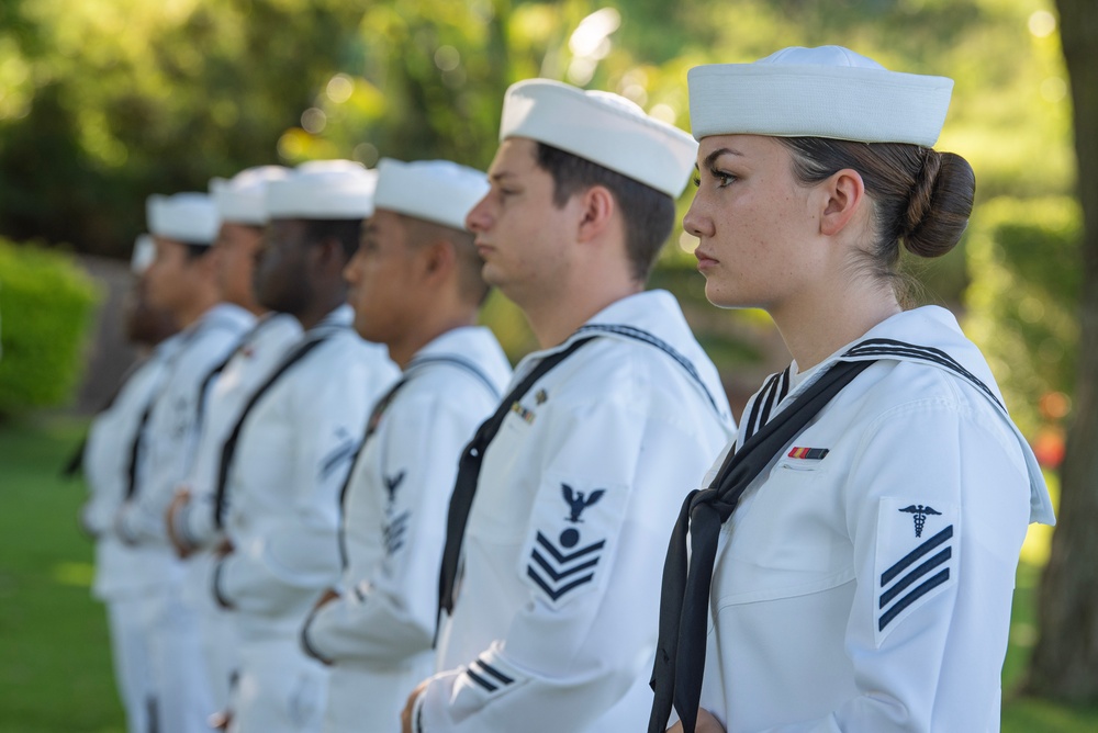 U.S. Navy Seaman First Class James W. Holzhauer Interment Ceremony