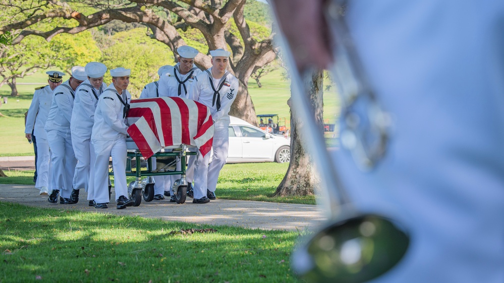 U.S. Navy Seaman First Class James W. Holzhauer Interment Ceremony