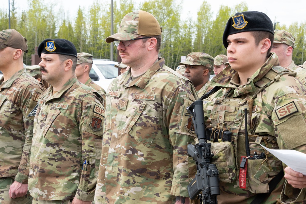 Security Forces Defenders at Clear Space Force Station recognize National Police Week