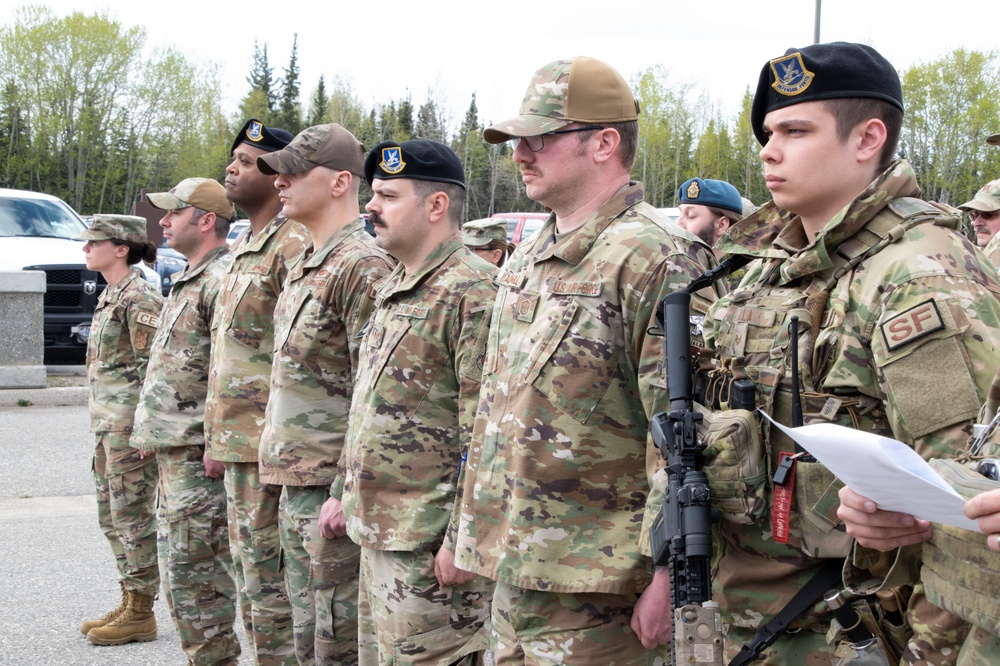 Security Forces Defenders at Clear Space Force Station recognize National Police Week