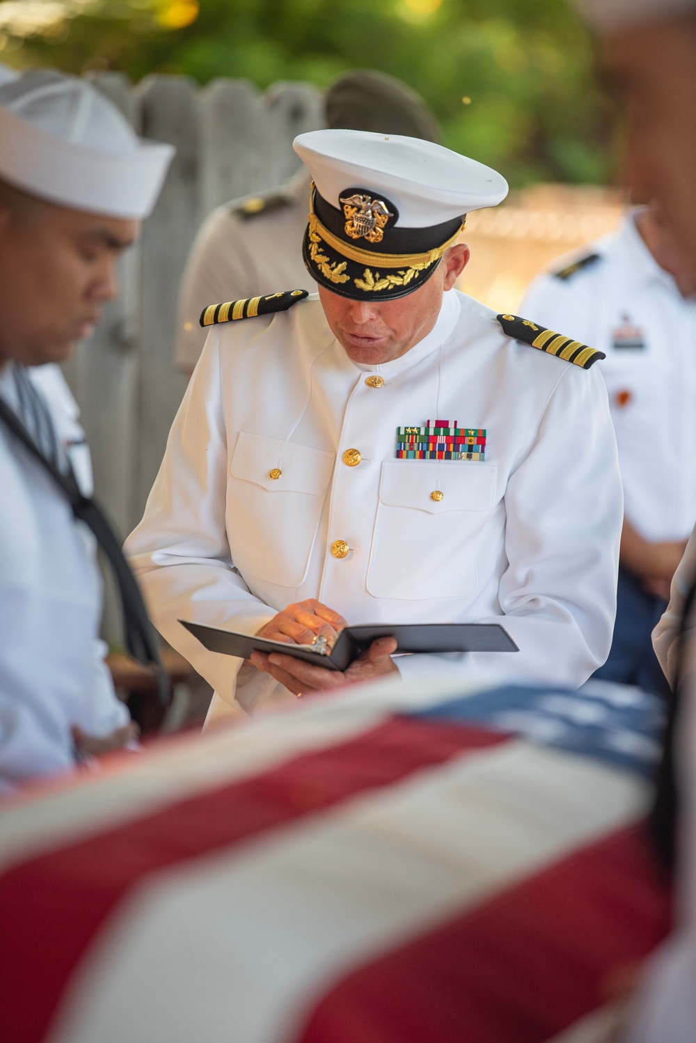 U.S. Navy Seaman First Class James W. Holzhauer Interment Ceremony