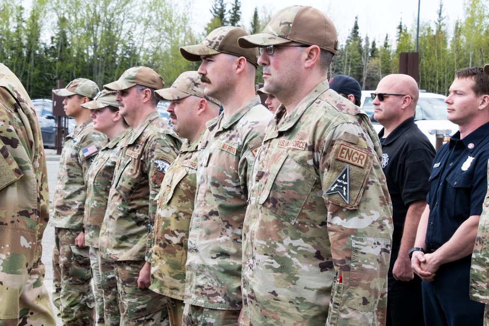 Security Forces Defenders at Clear Space Force Station recognize National Police Week