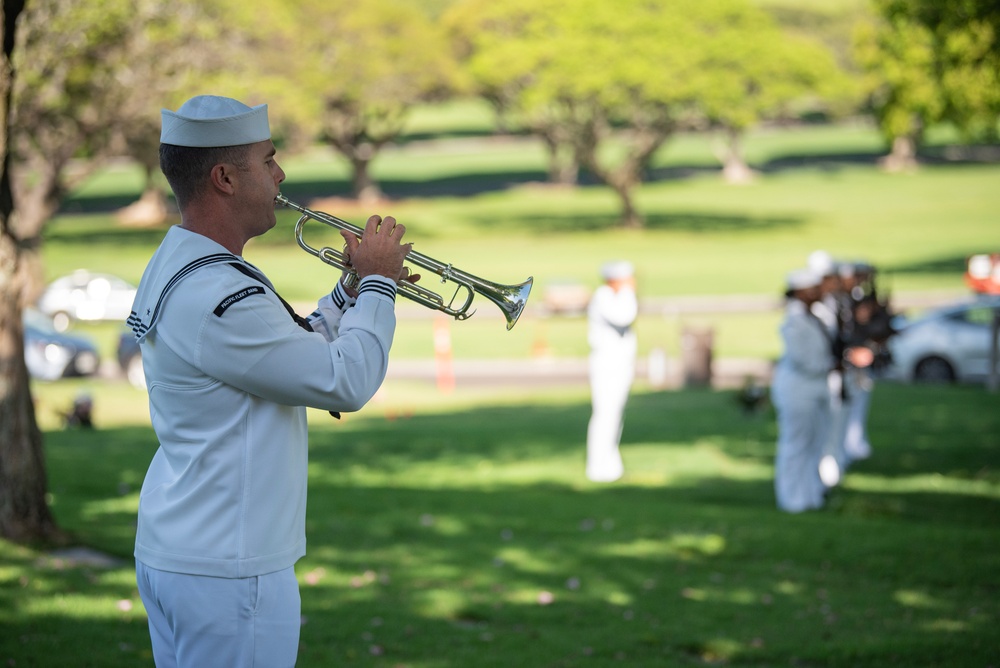 U.S. Navy Seaman First Class James W. Holzhauer Interment Ceremony