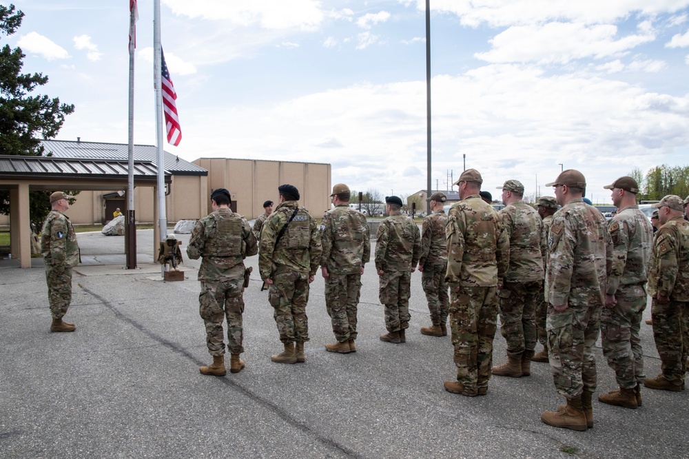 Security Forces Defenders at Clear Space Force Station recognize National Police Week