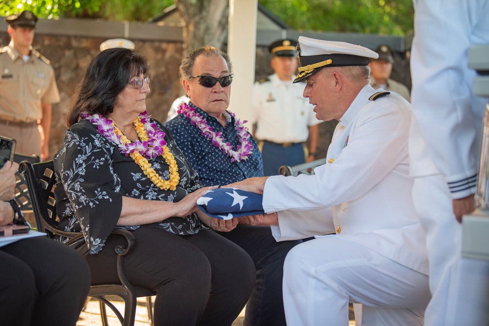 U.S. Navy Seaman First Class James W. Holzhauer Interment Ceremony