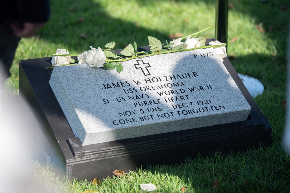 U.S. Navy Seaman First Class James W. Holzhauer Interment Ceremony