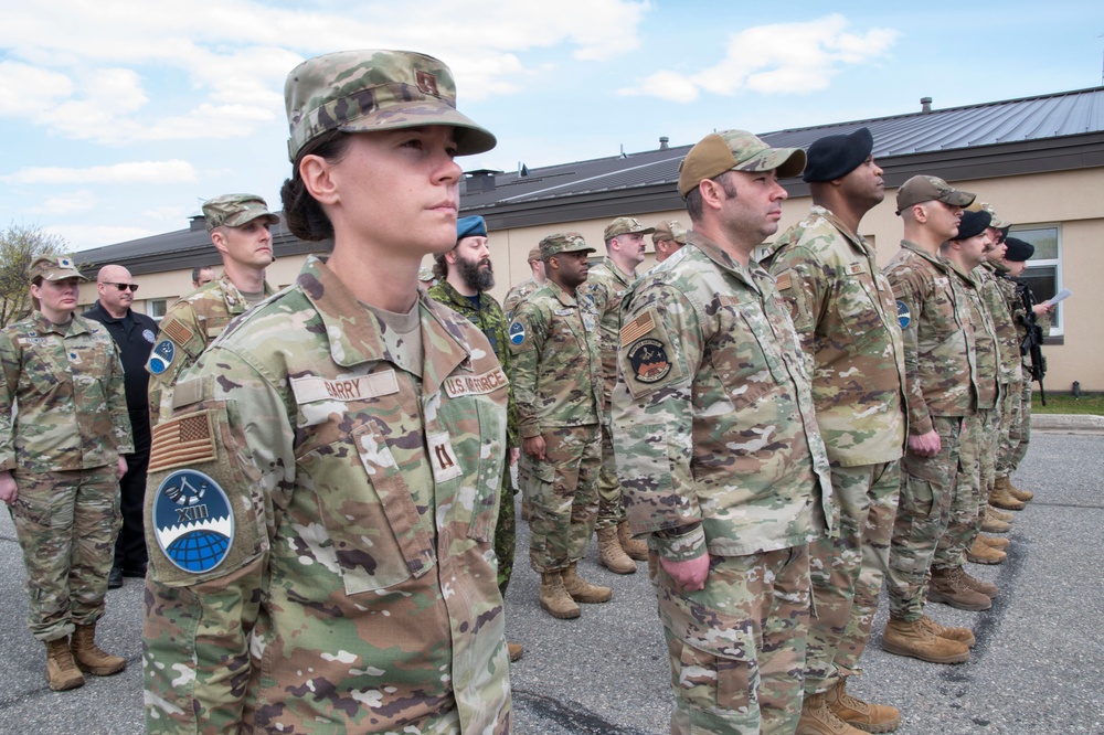 Security Forces Defenders at Clear Space Force Station recognize National Police Week