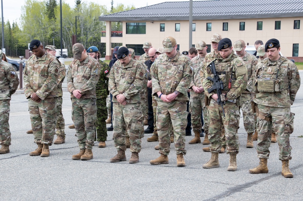 Security Forces Defenders at Clear Space Force Station recognize National Police Week