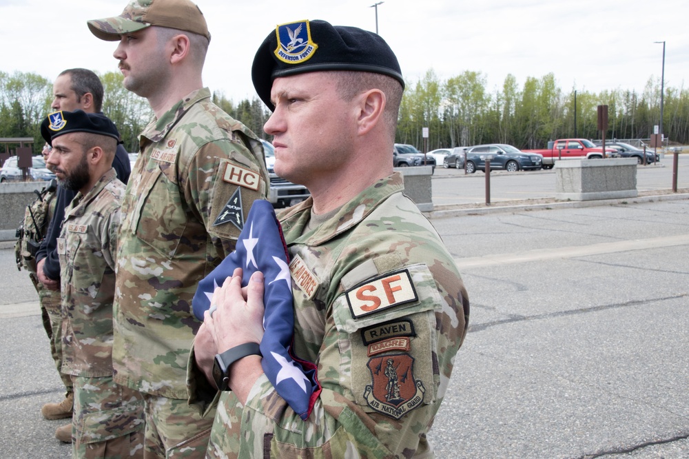 Security Forces Defenders at Clear Space Force Station recognize National Police Week