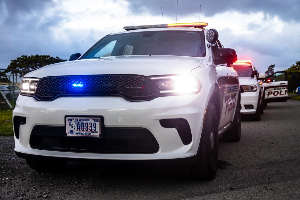 A Shining Tribute: MCBH PMO holds City of Blue Lights Parade in honor of fallen officers