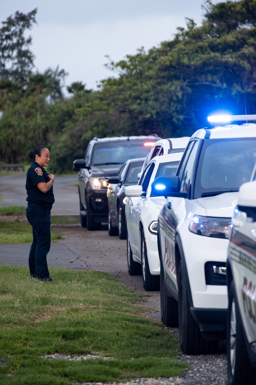 A Shining Tribute: MCBH PMO holds City of Blue Lights Parade in honor of fallen officers
