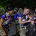 Competitors conduct Fuerzas Comando 24 Night Ruck March