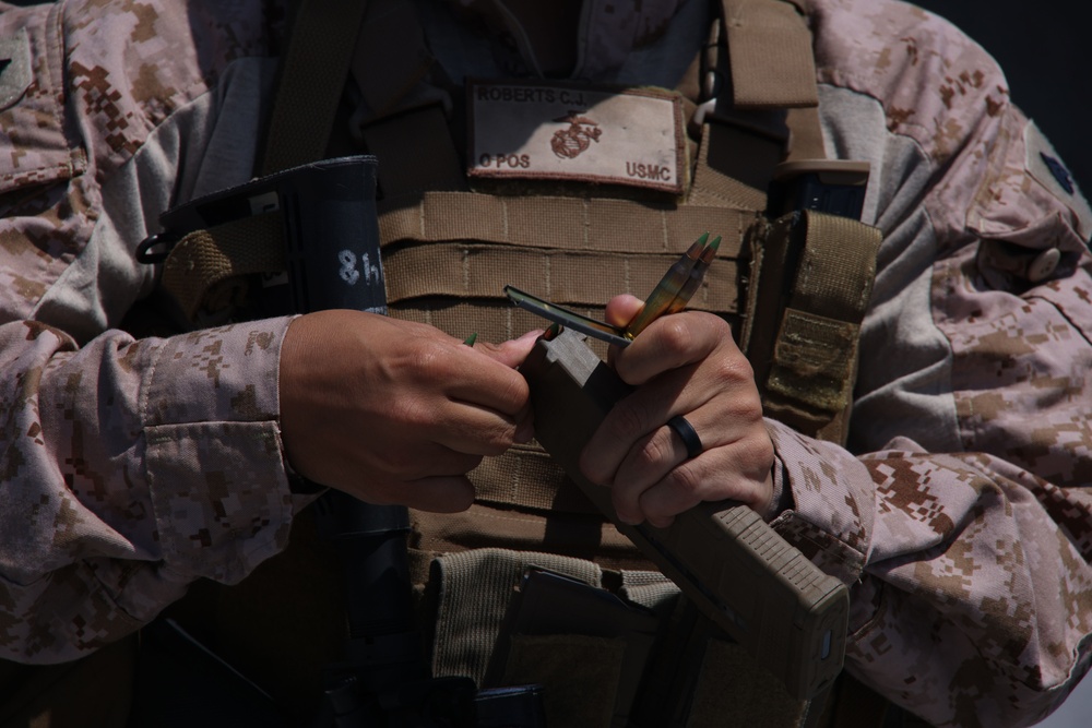 Marines Enhance Rifle Marksmanship Skills in Simulated CBRN Environment