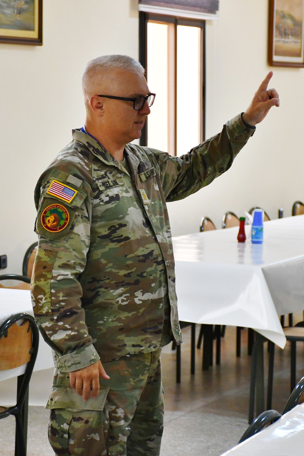 653rd RSG chaplain holds religious service in Agadir, Morocco