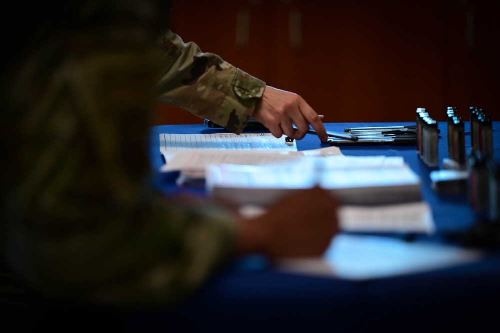 31st Fighter Wing Hosts Federal Voting Assistance Workshop