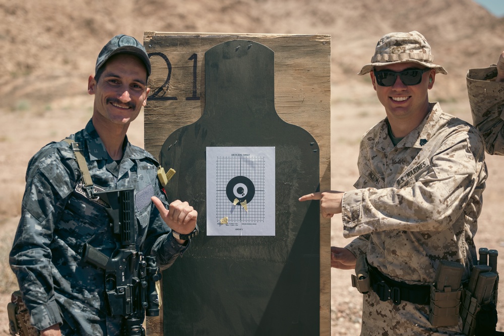 U.S. Marines with 4th Combat Engineer Battalion Assist Jordanian and Saudi Arabian Armed Forces at the Small Arms Range During Eager Lion 24