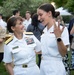 USNA Superintendent Vice Adm. Davids Garden Reception