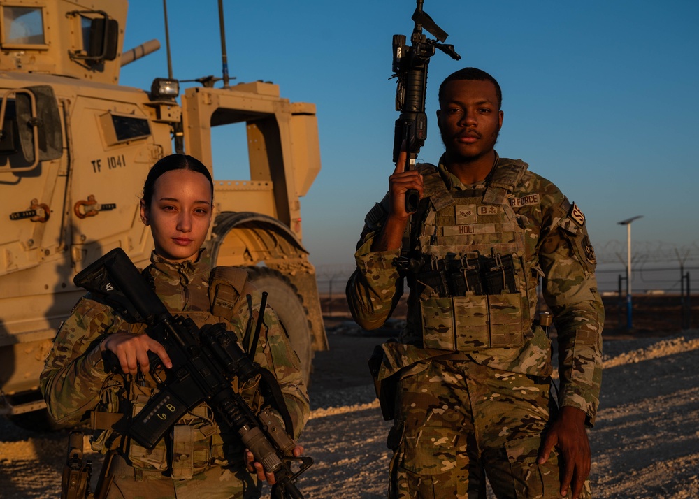 332 ESFS Airmen recognized for police week