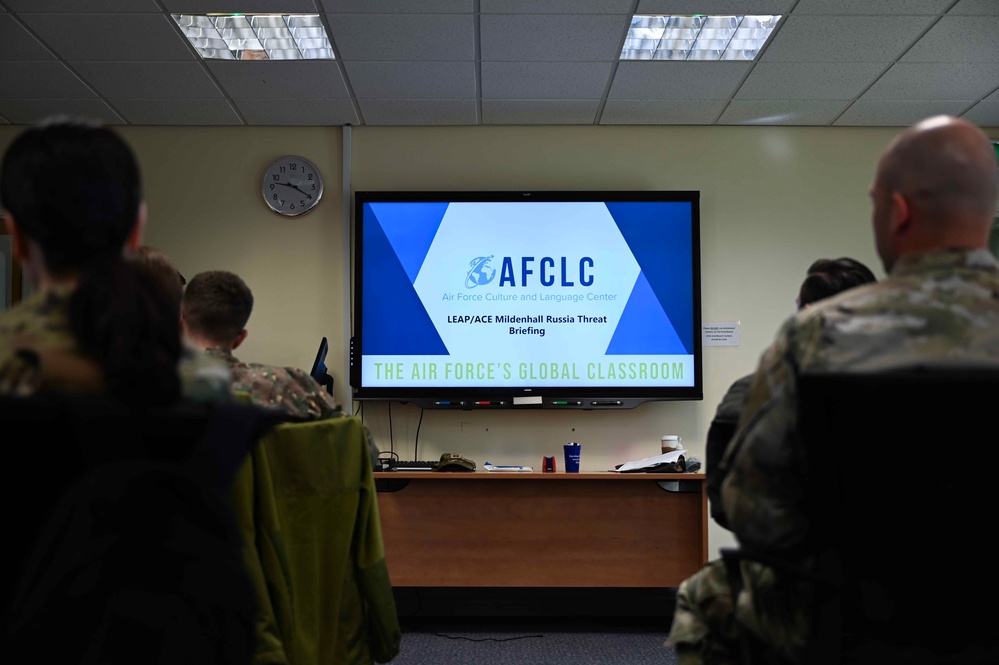 RAF Mildenhall hosts LEAP-ACE: language leaders leading the way