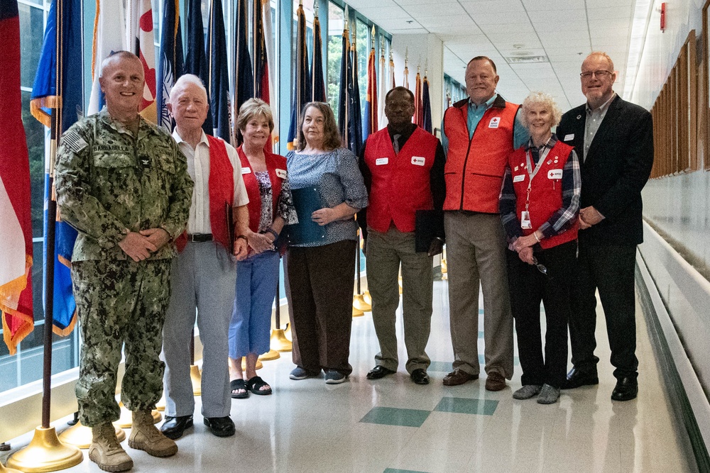 Cherry Point Clinic Honors American Red Cross Volunteers