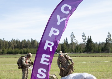 Green Berets conduct military free fall at Swift Response 2024