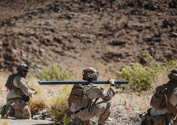 3rd LAR and 1st CEB Marines conduct a live-fire demo range