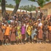 Dutch National police donate supplies to a local school in Daboya, Ghana during Flintlock 24