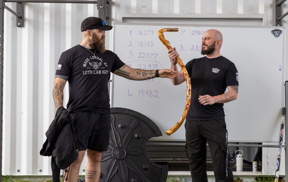 Cadet Troop Leadership Physical Training with 10th Mountain Division Command Team