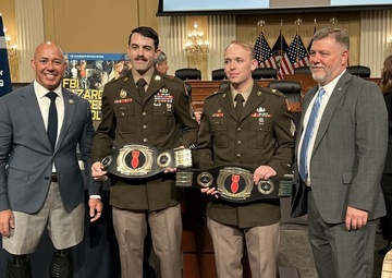 Army EOD Team of the Year winners recognized by Congressional leaders on Capitol Hill