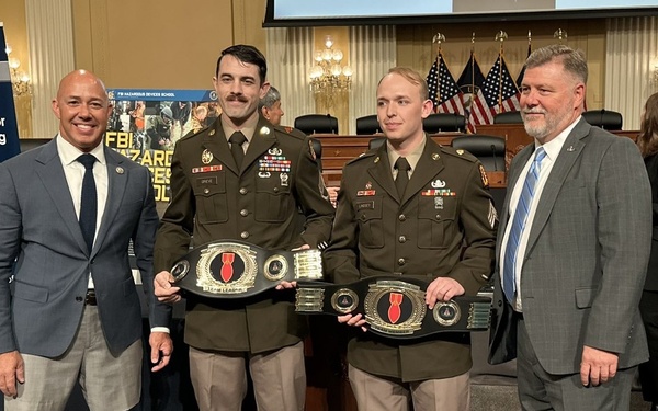 Army EOD Team of the Year winners recognized by Congressional leaders on Capitol Hill