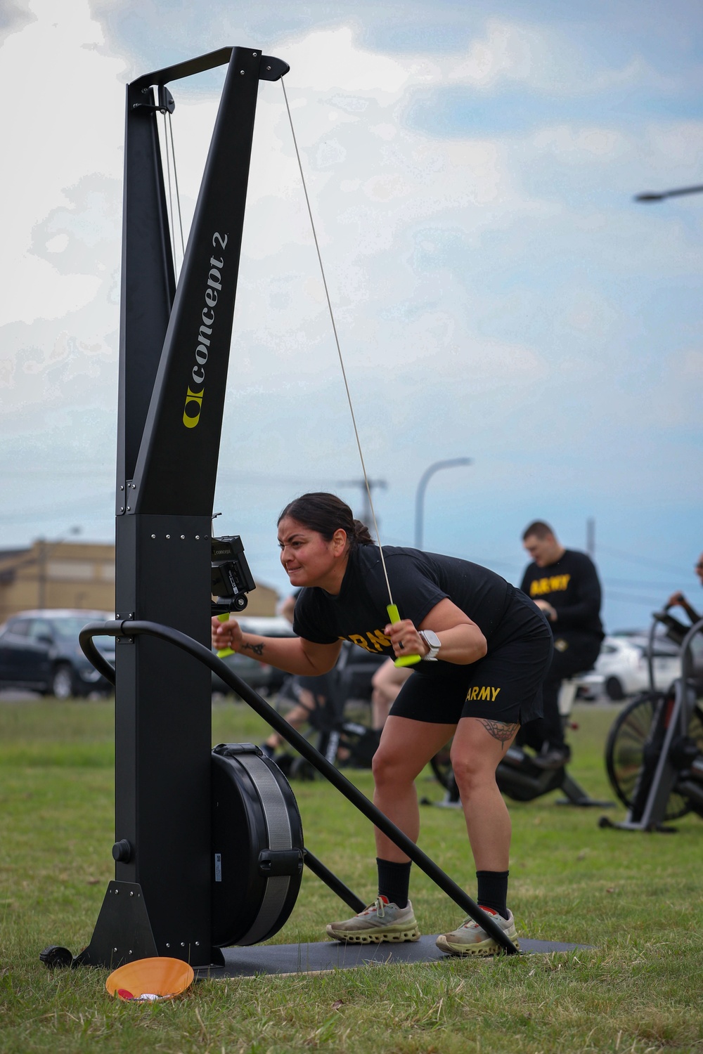 Cadet Troop Leadership Physical Training with the 10th Mountain Division Command Team