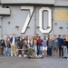 Members of Association of Veterans at Anderson tour Nimitz-class aircraft carrier USS Carl Vinson (CVN 70)