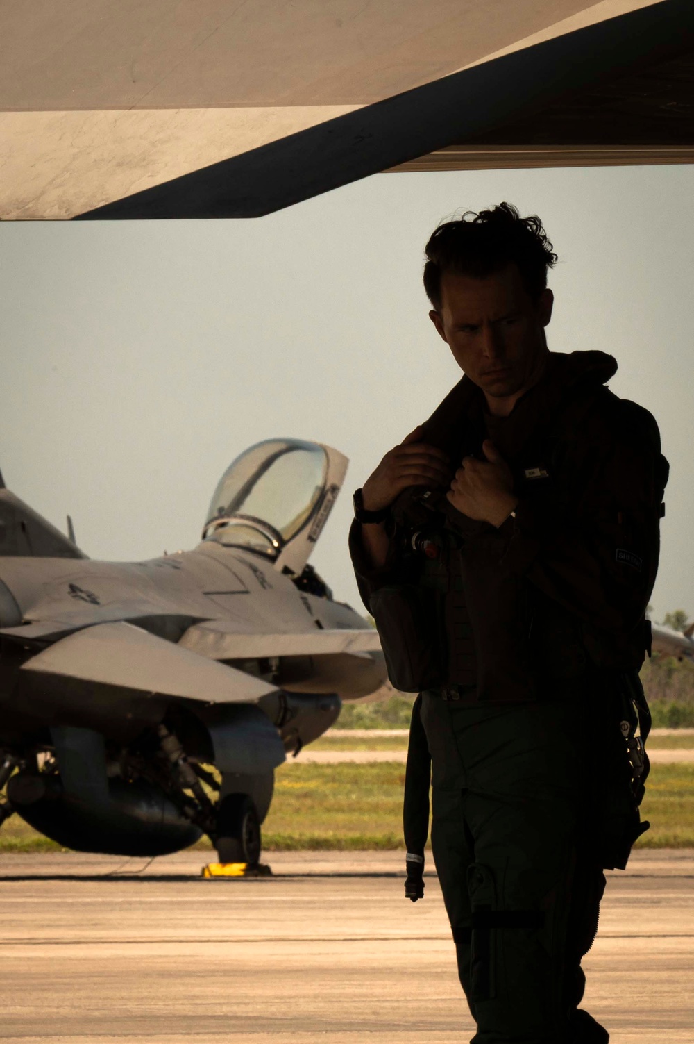 Fighters from Tyndall fly for Checkered Flag