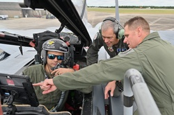 ACC leaders visit command’s only operational test and evaluation
wing
