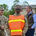 Nebraska Governor and Adjutant General visit Nebraska National Guard traffic control points