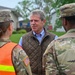 Nebraska Governor and Adjutant General visit Nebraska National Guard traffic control points