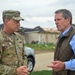 Nebraska Governor and Adjutant General visit Nebraska National Guard traffic control points