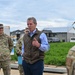 Nebraska Governor and Adjutant General visit Nebraska National Guard traffic control points