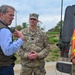 Nebraska Governor and Adjutant General visit Nebraska National Guard traffic control points